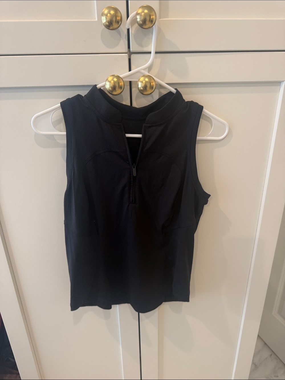 Lululemon Sleeveless Black Zip-Front Women’s Top